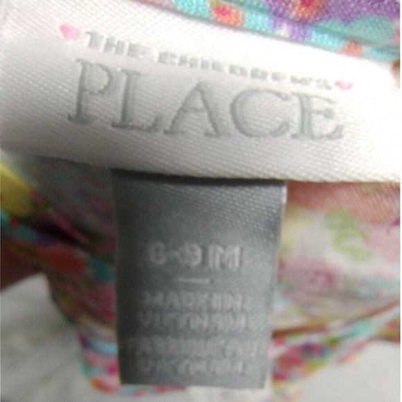 The Children's Place Floral‎ Dress Summer Casual Outfit Toddler Girl 6-9M - Picture 4 of 10